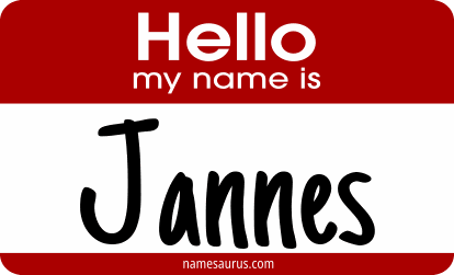 Hello my name is Jannes png download