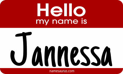 Hello my name is Jannessa png download