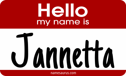 Hello my name is Jannetta png download