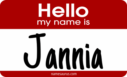 Hello my name is Jannia png download