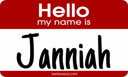 Hello my name is Janniah png download