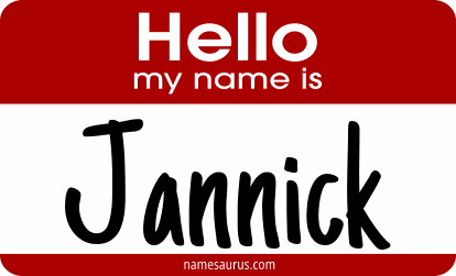 Hello my name is Jannick png download