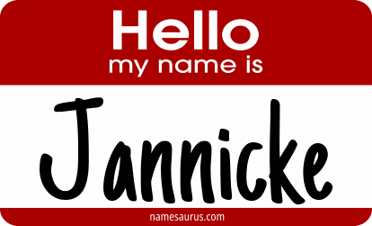 Hello my name is Jannicke png download