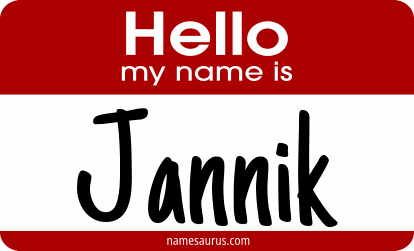 Hello my name is Jannik png download