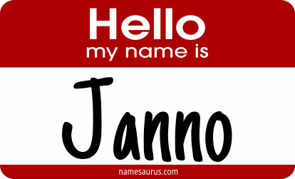 Hello my name is Janno png download