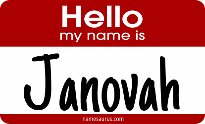 Hello my name is Janovah png download