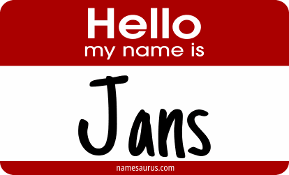 Hello my name is Jans png download