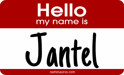 Hello my name is Jantel png download