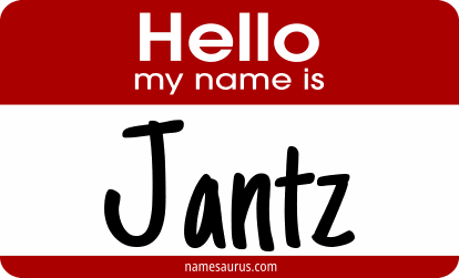 Hello my name is Jantz png download