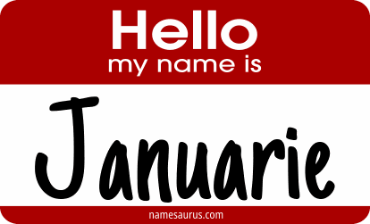 Hello my name is Januarie png download