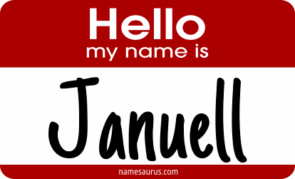 Hello my name is Januell png download
