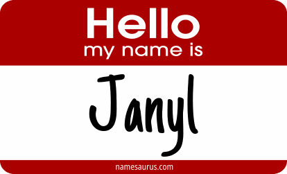 Hello my name is Janyl png download