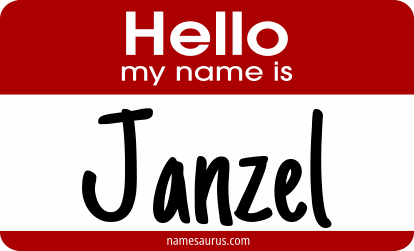 Hello my name is Janzel png download