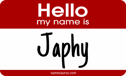 Hello my name is Japhy png download