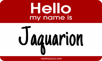 Hello my name is Jaquarion png download