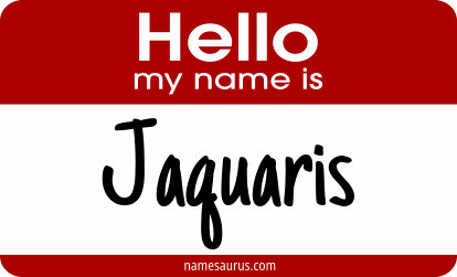 Hello my name is Jaquaris png download