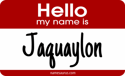 Hello my name is Jaquaylon png download