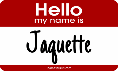 Hello my name is Jaquette png download