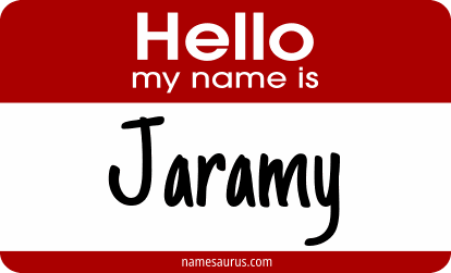 Hello my name is Jaramy png download
