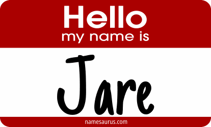 Hello my name is Jare png download