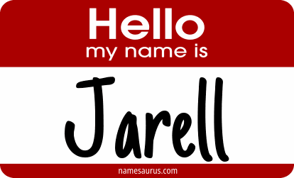 Hello my name is Jarell png download