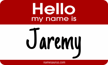 Hello my name is Jaremy png download