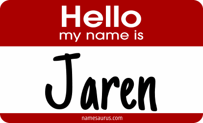 Hello my name is Jaren png download