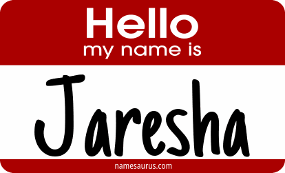 Hello my name is Jaresha png download