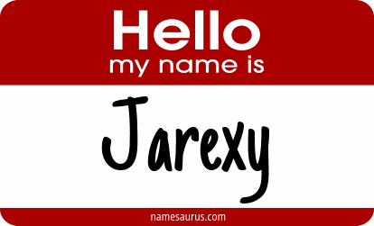 Hello my name is Jarexy png download