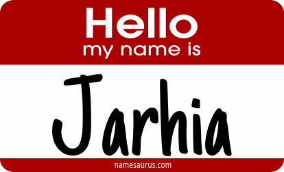 Hello my name is Jarhia png download