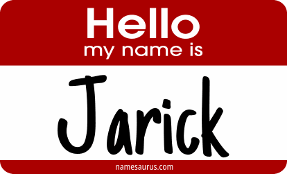 Hello my name is Jarick png download