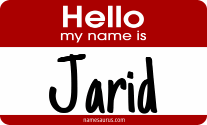 Hello my name is Jarid png download
