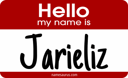 Hello my name is Jarieliz png download