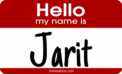 Hello my name is Jarit png download