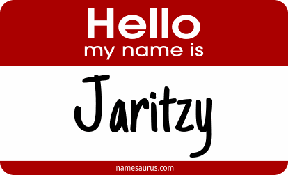 Hello my name is Jaritzy png download