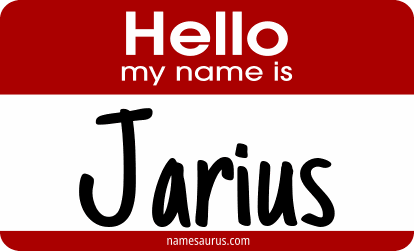 Hello my name is Jarius png download