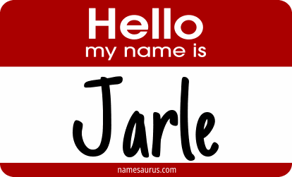Hello my name is Jarle png download