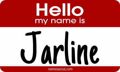 Hello my name is Jarline png download