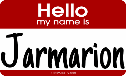 Hello my name is Jarmarion png download