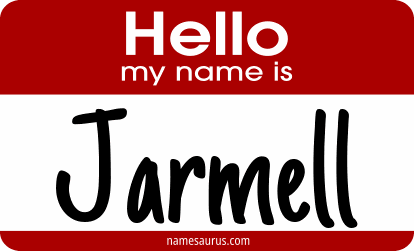 Hello my name is Jarmell png download