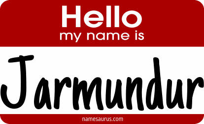 Hello my name is Jarmundur png download