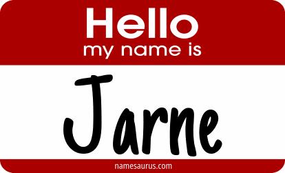Hello my name is Jarne png download