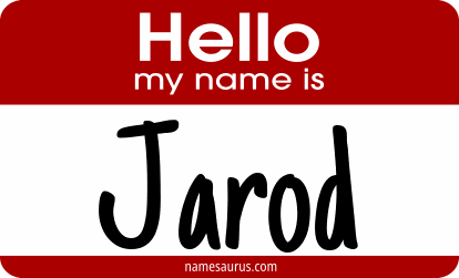 Hello my name is Jarod png download