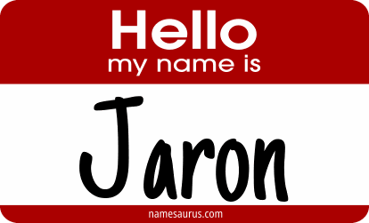 Hello my name is Jaron png download