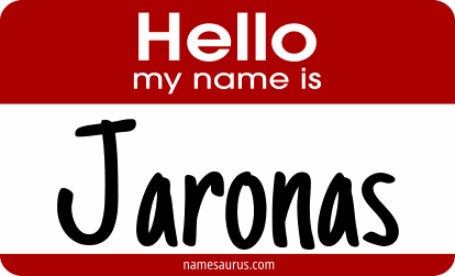 Hello my name is Jaronas png download