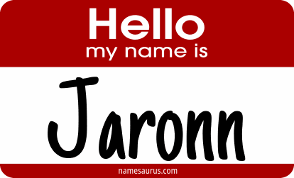 Hello my name is Jaronn png download