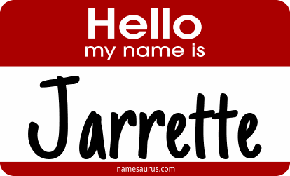 Hello my name is Jarrette png download
