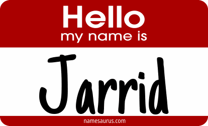 Hello my name is Jarrid png download