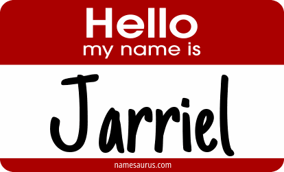 Hello my name is Jarriel png download