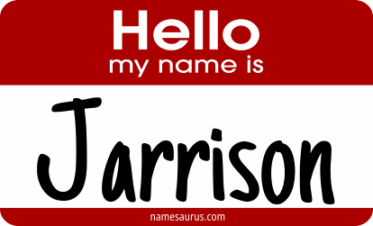 Hello my name is Jarrison png download